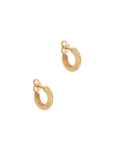Load image into Gallery viewer, Olive hoops mini
