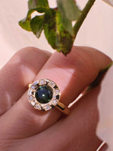 Load image into Gallery viewer, Sapphire and diamond ring