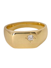 Load image into Gallery viewer, Diamond signet