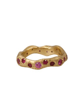 Load image into Gallery viewer, Diamond in the rough band - Spinel and Rubies