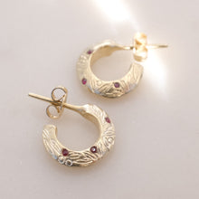 Load image into Gallery viewer, Olive hoops mini