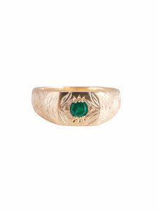 Emerald Leaf Signet