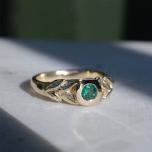 Load image into Gallery viewer, Emerald Elea ring
