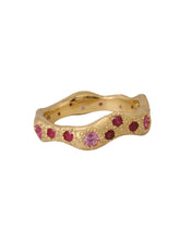 Load image into Gallery viewer, Diamond in the rough band - Spinel and Rubies
