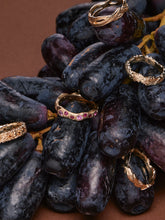 Load image into Gallery viewer, Diamond in the rough band - Spinel and Rubies
