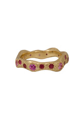Load image into Gallery viewer, Diamond in the rough band - Spinel and Rubies
