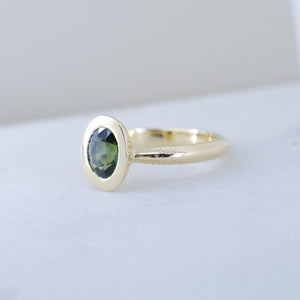 Sapphire Malaya ring